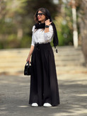 شلوار زنانه کرپ مشکی