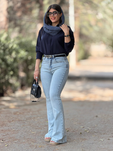 شلوار جین زنانه بوت کات کد