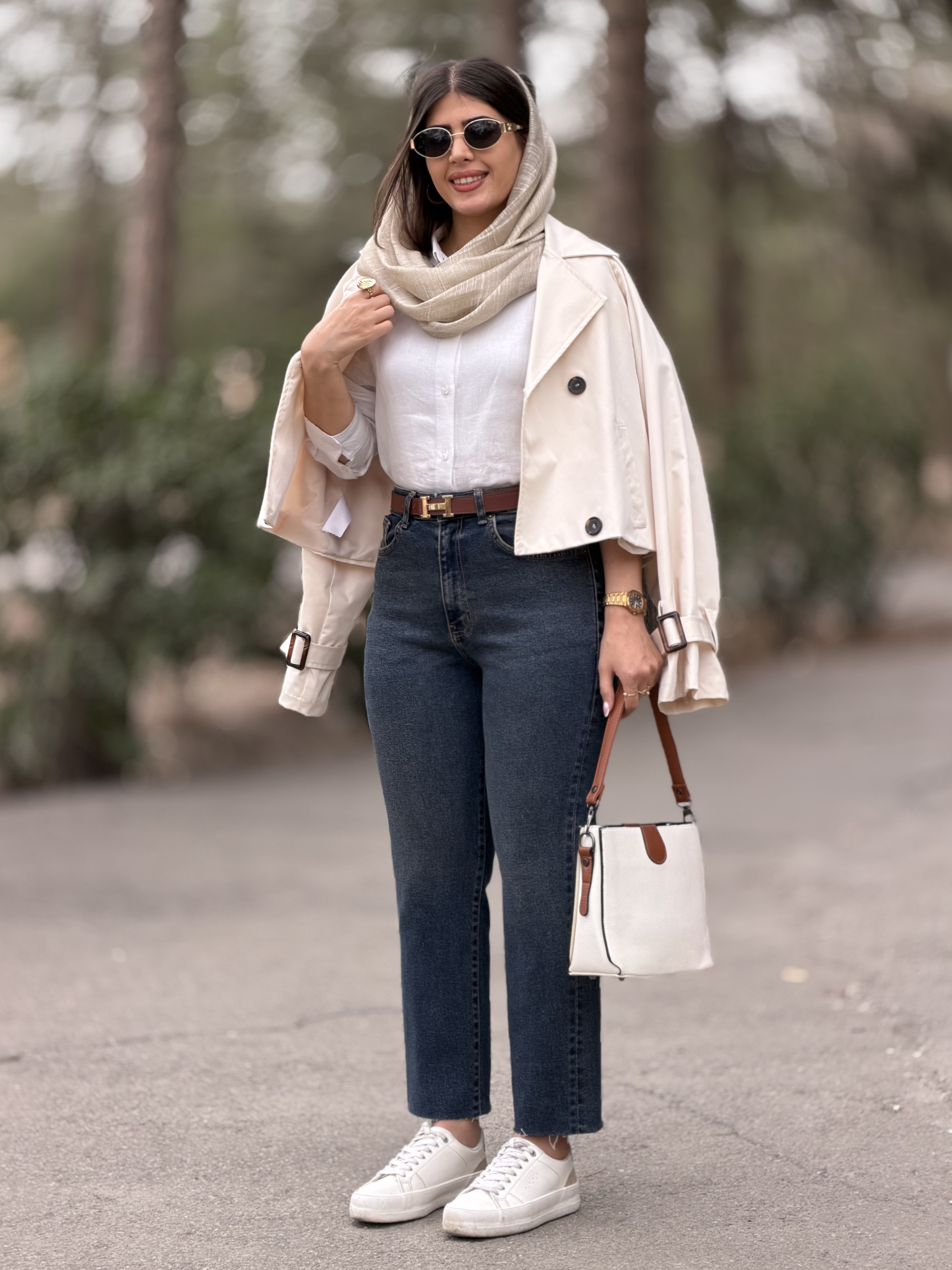 شلوار جین زنانه مدل کراپ استریت رنگسورمه ای چرکشور کد 914650 دمپا کات قد 90