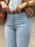 شلوار جین زنانه مدل کراپ استریت (Three Jeans Jackpot Cropped Straight) قد 90 رنگ آبی روشن کد 25138